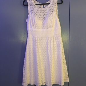 White lace dress
